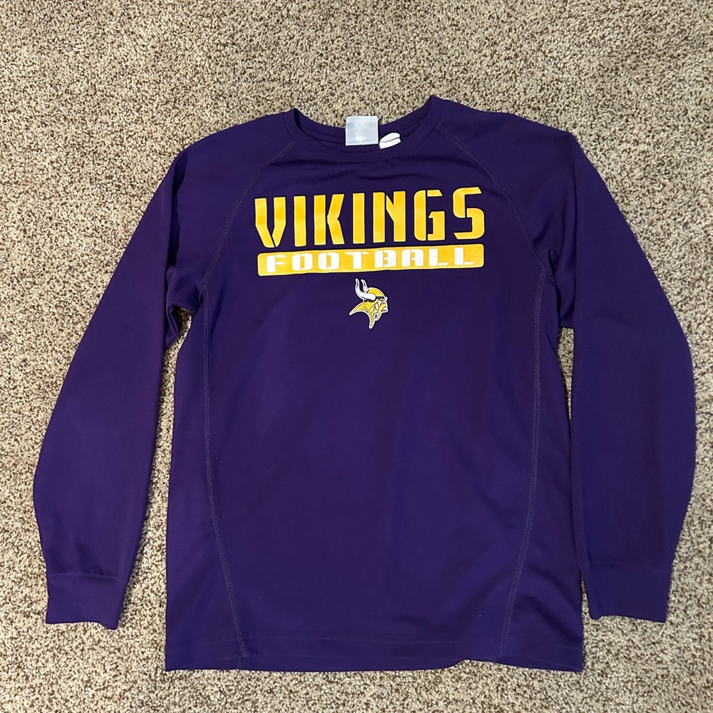 NFL Vikings Purple and Yellow Kids Jersey
